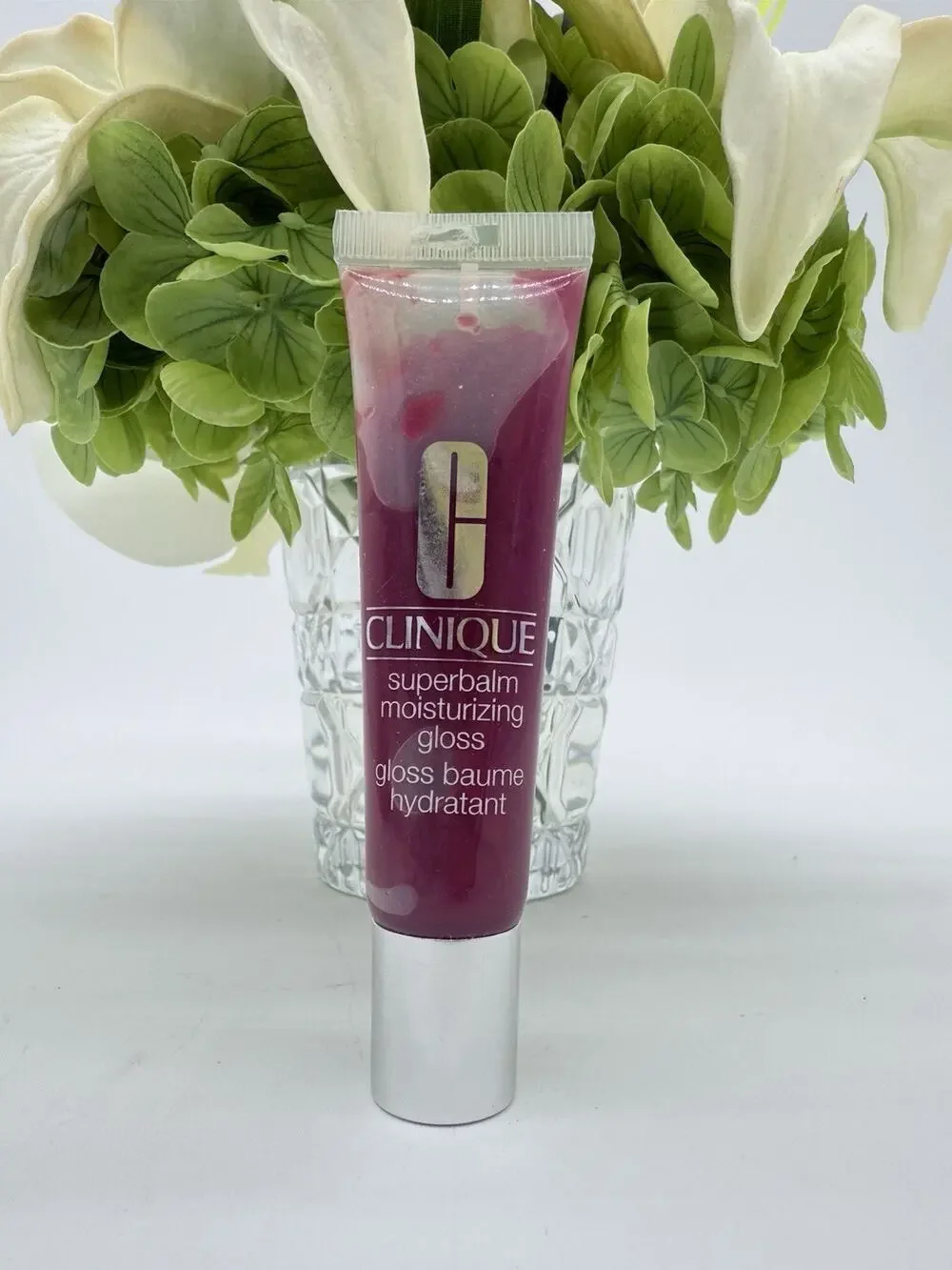 Clinique Superbalm Moisturizing Gloss 09 Currant Full Size 0.5oz / 15ml